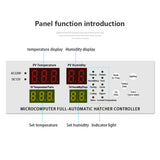 Multifunction Egg Incubators Controller Smart Digital Display Temperature and Humidity Controller Incubation Accessories JA55