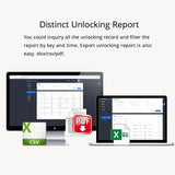 Electronic Lock With Unlock Records, Smart Lock Without Power, Padlock For Warehouse, Passive Electronic Smart Lock