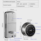 TTLock Smart Fingerprint Printing Door Lock Bluetooth Password Electronic IC Cards Key APP Remote Control Anti-theft Smart Locks