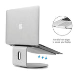 Aluminum Laptop Stand Base 360 Rotation Laptops Heighten Holder Notebook Cooling Support