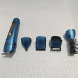 AIKIN htc 5 in 1 Multifunction Mens Grooming Kit AT-1206 Cordless Split End Digital Hair Trimmer Snips Waterproof Hair Clipper
