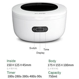 220V Ultrasonic Cleaner 750ml Automatic Intelligent Sonic Cleaning Machine Glasses Jewelry Makeup Brushes Denture Razor Cleaner
