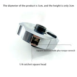 Palm Ratchet Wrench Socket Adapter Set Thumbwheel 1/4 inches Palm Ratchet Wrench Applicable Home Appliance Maintenance