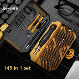 145 In 1 Screwdriver Combination Set Magnetic Screwdriver Bit Torx Hexagonal Phone PC Precision Repair Hand Tool Screwdriver