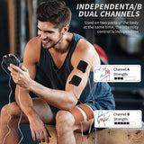 2 Output Channel 24 Modes EMS TENS Unit Digital Therapy Machine Acupuncture Meridians Laser Meridian Pulse Therapy Body Massager