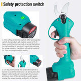 16.8V Cordless Pruner Shear Efficient Fruit Tree Bonsai Pruning Electric Tree Branches Cutter Compatible Makita 21V Battery