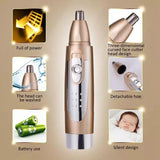 Portable Electric Nose Trimmer Ear Nose Neck Hair Removal Clipper Beard Trimmer for Men Trimmer for Nose