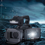 30X Zoom 64MP Digital Camera For Photography Full 4K UHD Vlog Camcorder Youtube Streaming WIFI Webcam Auto Focus Video Recorder
