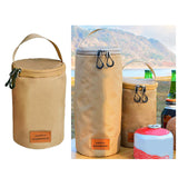 Cooking Gas Cylinder Cover Outdoor Camping Lantern Storage Protective Pouch Canister Fuel Cylinder Storage Bag