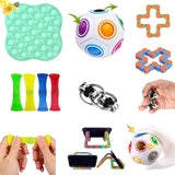 Fidget Toys Pack Anti Stress Set Kawaii Gift Toys Box Children Simple Dimple Antistress Relief Figet Toys Pakket Kit Dropship