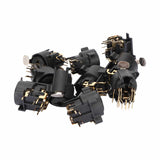 10pcs XLR Female Jack Socket Connector 6.5mm Panel Mount Socket Connector Suitable for AV Equipment Car Speaker Media Player