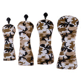 1 Set Golf Club Head Covers Camouflage Interchangeable Adjustable Wear Resistant Golf Wood Cover Set With Number 135UT Clubs Set