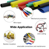 Heat Shrink wrapped Shrinking 127/164/328/560Pcs Insulation Sleeving Thermal Casing Car Electrical Cable shrink tube Tube kit
