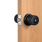 Apartment Hotel Wood Door Keyless Bluetooth Smart Lock With RFID Card Reader Support TTlock App Remotely Control