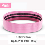 Home Fitness Loop Pilates Hip Circle Resistance Bands Anti Slip Booty Elastic Training Rubber Cotton Workout Yoga Belt Exercise