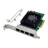 I225-V3 PCI-E X4 Server Network Card 4 Port 2.5G Server Network Card I225 Gigabit Gaming Speed Network Card