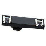 Dual Hot Shoe Flash Speedlite Light Bracket, 1 with 2 TTL Brackets for Nikon SLR Camera