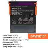 WH8040 Digital Humidity Controller Air Humidity Control Controller Home Fridge Cooler Hygrometer Control Switch 12V 24V AC 220V