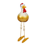 Chicken Ornament Home Resin Statue Cute Cartoon Crafts Funny Fairy Easter Art Garden Gift Landscape Animal Yard Decor