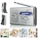 Mini Outdoor Radio Portable AM/FM Radio Antenna Telescopic Receiver Antenna 3 V Multi-Function Old People High-Performance Radio