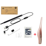 3 in1 Visual Ear Mouth Nose Otoscope Medical In Ear Cleaning Endoscope Spoon Mini Camera Ear Picker Wireless Removal Earwax Tool