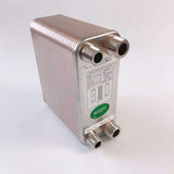 60 Plates Heat Exchanger Beer Wort Chiller Cooler 304 Stainless Steel  For Home Brewing Beer