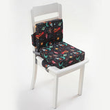 Child Dining Chair Booster Cushion Toddler Booster Seat for Dining Table Double Straps Washable Cushion Increasing Cushion fo