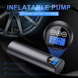 12V 150PSI Portable Car Air Compressor Mini Inflatable Electric Pump for Car Bicycle Rechargeable Pump With LED Emergency Light