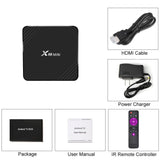 X88 Mini Android 9.0 4K Smart TV Box Rockchip RK3318 Quad Core 2G 16G TV Box Android USB 3.0 2.4G Wifi Set TOP BOX PK X96 mini