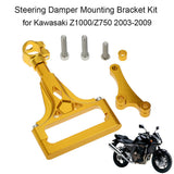 Steering Damper Stabilizer Holder Motorcycle Bracket Mounting for Kawasaki Z1000 2003