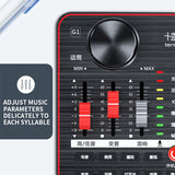 G1 Professional Mobile Phone Sound Card, professional singing equipment, anchor singing set, live sound effects, special effects