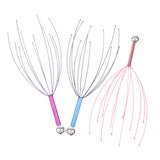Head Relax Massager Head Hair Held Scalp Neck Equipment Stress Release Relax Massager Physician Steel Ball Massager