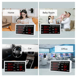 Air Quality Monitor Detector CO2 Detector 5 in 1 Accurate Tester for CO2 CO TVOC HCHO AQI Air Gas Detectors Real Time Reading