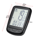 Wireless Bike Computer Bicycle Speedometer Waterproof Cycling Computer w Speed Sensor LED Backlight Auto Wake-up cyclocomputer