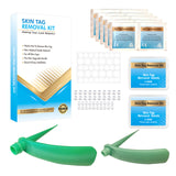 2-4MM/4-8MM Skin Tag Removal Kit Skin Mole Wart Remover Micro Band Skin Tag Removal Kit with Cleaning Pads Mole Face Care