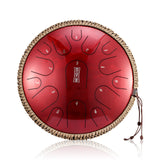 13 Inch 15 Tone Steel Tongue Drum Hand Drum  D Tone Ethereal Drum Yoga Meditation Percussion Instrument Bring Specialty Drum Bag