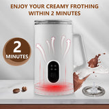 Automatic Milk Frother Electric Foam Milk Beater Blender Machine Milk Cappuccino Foamer Creamer Portable Coffee Mixer Stirrer