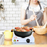 Hotplate,1000W Hotplate Stainless,5 Power Levels Mobile Stove For Travel And Camping,Overheating Protection Eu Plug