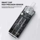 Professional Breath Tester LCD Screen Display Portable Alcohol Testers USB Breathalyzer Alcohol Test Tools with 4 Mouthpieces