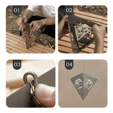 Detachable Bonfire Campfire Pit Camping Wood Stoves Stand Frame Fire Rack Stainless Fire Pit Outdoor Wood Heaters