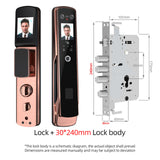 Hawatta Face Recognition Door Lock Fingerprint Password Smart Electric Digital Lock Security Safe Smart Home Palm print Unlock