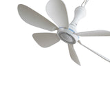 360 Degree Rotation Personal Mini USB Ceiling Fan Hanging USB for Camping Air Cooler Bed Tent Round PVC Metal Indoor/Outdoor