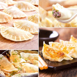 6Pcs Dumpling Maker Stainless Dumpling-Making Cut Dumpling Skin Mold Dough Circle Roller Machine Pastry Cutters Make Dumplings