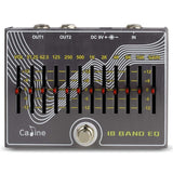 CALINE CP-81 10 Band EQ Guitar Effect Pedal True Bypass Design with Volume/Gain