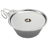 Stainless Steel Camping Sierra Cup Camping Bowl Lightweight Compact Camping Pot Hiking Coffee Mug Bowl Cup