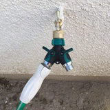 2 Way Y Shape Hose Connector Garden Splitter Comfortable Plastic Grip Faucet