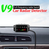 V9 Car radar Detector English Russian Auto Vehicle Speed Voice Alert Warning Speed Control X K Ka Band Auto Accessories