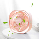 Portable Cooling USB Desktop Fan 3 Speed Personal with 360 Rotation Adjustable Angle for Office Household Traveling