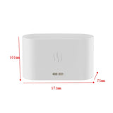 200ml Air Humidifier Ultrasonic USB Essential Oil Diffuser Car Purifier Aroma Anion Mist Maker Flame Lamp Difusor For Home Room