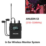 ANLEON S3 Receiver Wireless In-Ear Monitor System item S3 Bodypacks 518-554MHz IEM UHF Monitoring Earphone